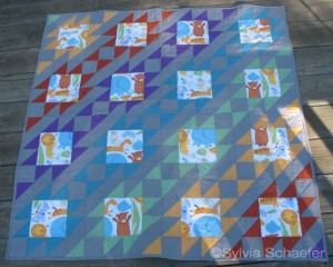 Shreya's Baby Quilt by Sylvia Schaefer