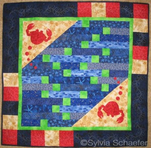 Caroline's baby quilt by Sylvia Schaefer