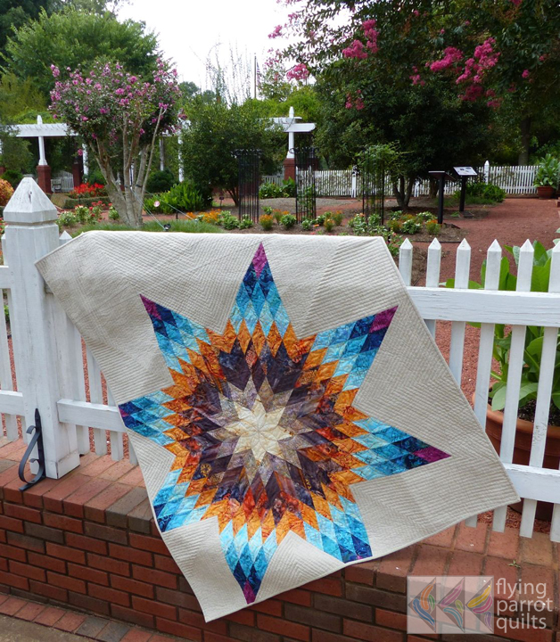 Southwest Lone Star quilt by Sylvia Schaefer