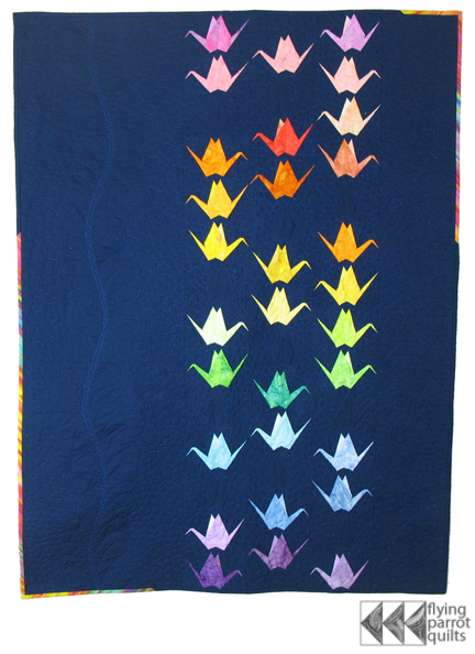 Paper Cranes by Sylvia Schaefer