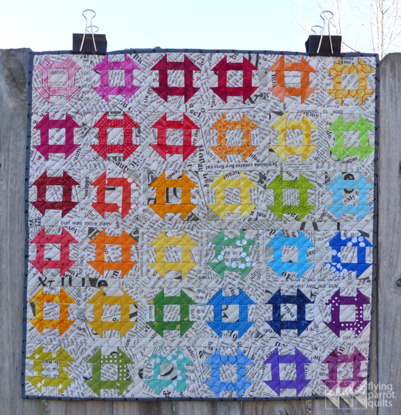 Rainbow mini swap | Flying Parrot Quilts