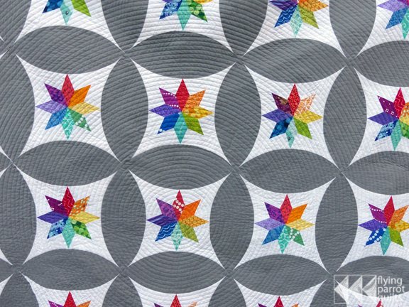 Celestial Orbs quilt | Flying Parrot Quilts