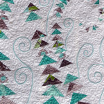 Geese in the Ferns detail | Flying Parrot Quilts