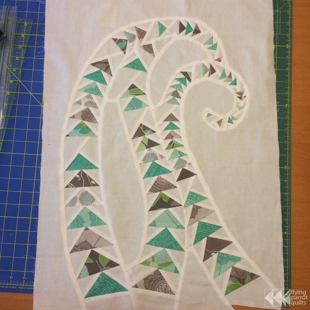Geese in the Ferns finished top | Flying Parrot Quilts