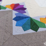 Mountain Rainbows Detail | Flying Parrot Quilts