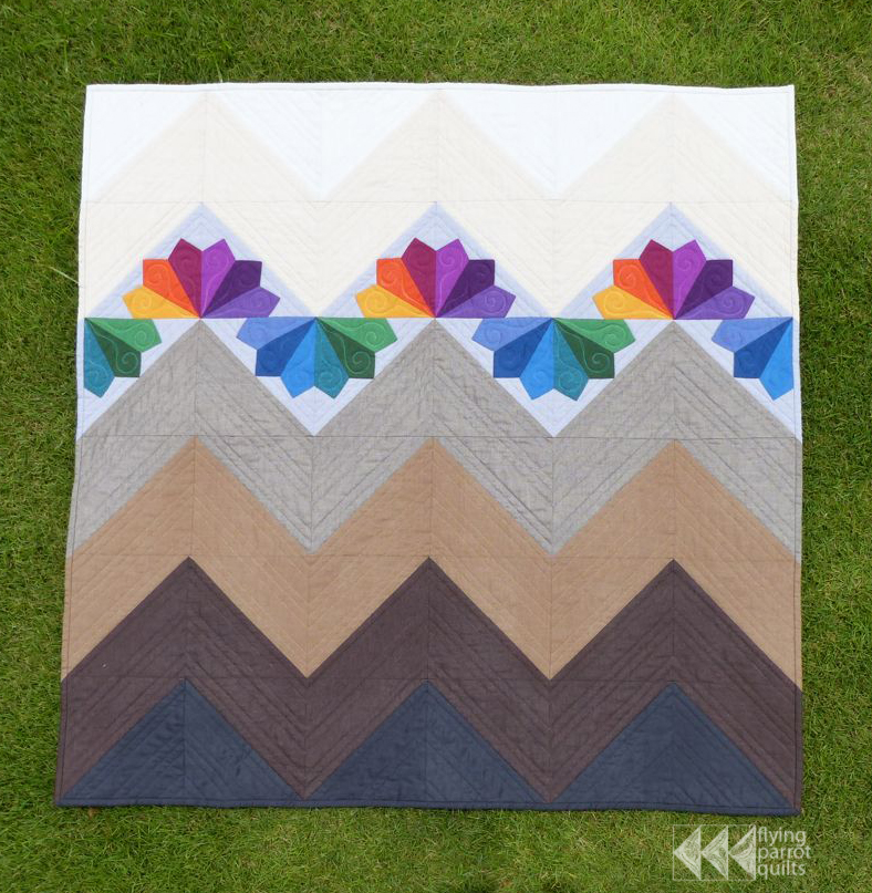Mountain Rainbows | Flying Parrot Quilts