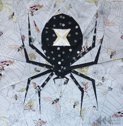 Large Spooky Spider | Flying Parrot Quilts