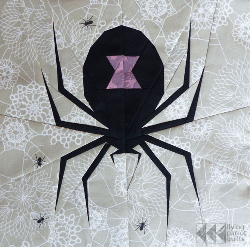 Medium Spooky Spider | Flying Parrot Quilts