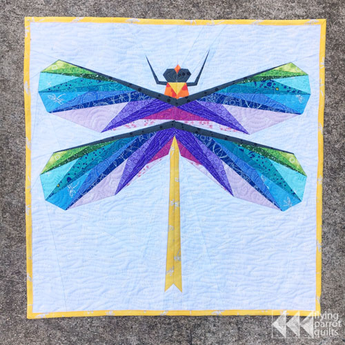 Gossamer Wings mini quilt | Flying Parrot Quilts