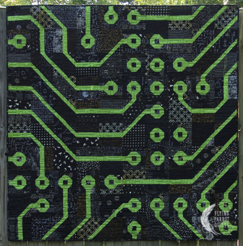 Circuit Board quilt – Flying Parrot Quilts