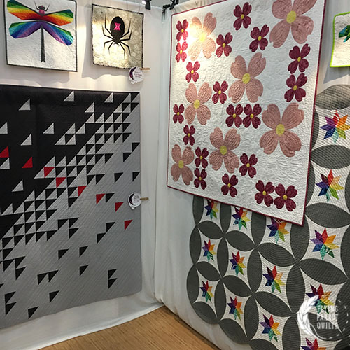 Quilt Market booth | Flying Parrot Quilts