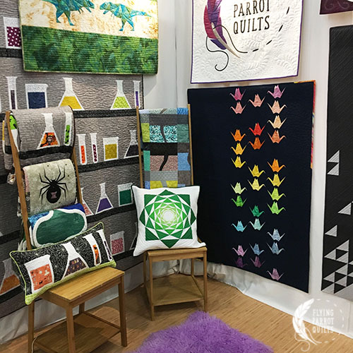 Quilt Market booth | Flying Parrot Quilts