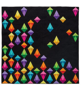 Jewel Drop from The Quilter's Negative Space Handbook by Sylvia Schaefer/Flying Parrot Quilts