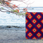 Fiery Sunset by Sylvia Schaefer for the 2020 Quilter's Planner | www.flyingparrotquilts.com