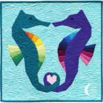Ocean Ponies quilt pattern by Sylvia Schaefer/Flying Parrot Quilts | www.flyingparrotquilts.com