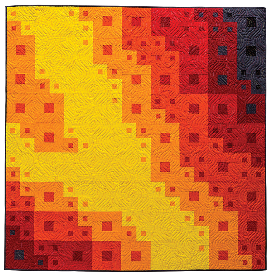 River of Fire by Sylvia Schaefer | www.flyingparrotquilts.com