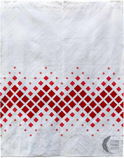 Zigzag Fade by Sylvia Schaefer/Flying Parrot Quilts | www.flyingparrotquilts.com