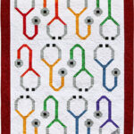 Stupendous Stethoscopes by Sylvia Schaefer/Flying Parrot Quilts | www.flyingparrotquilts.com