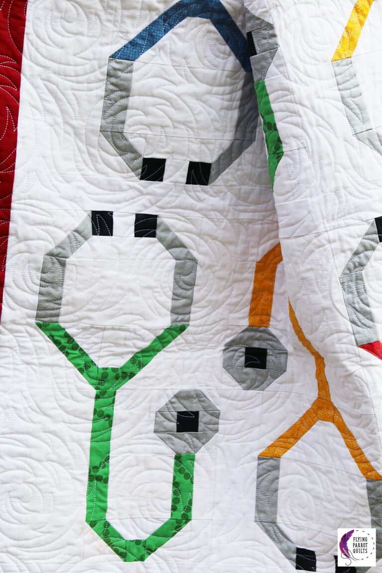Stupendous Stethoscopes Quilt Pattern Flying Parrot Quilts stupendous-stethoscopes-quilt-pattern-flying-parrot-quilts