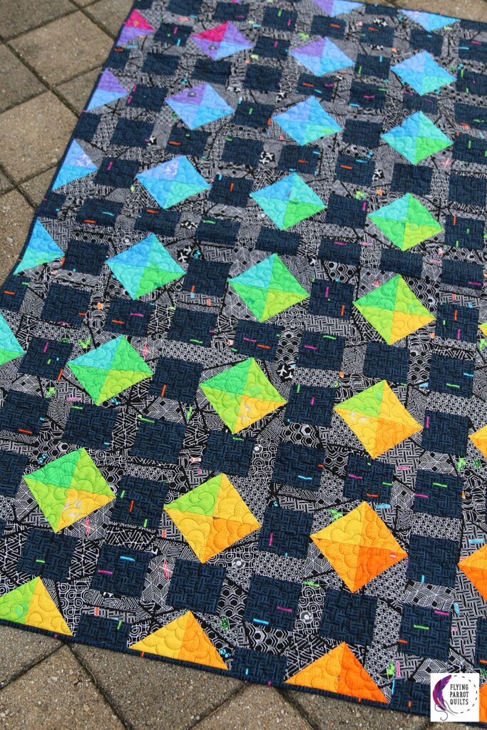Petrichor quilt pattern by Sylvia Schaefer/Flying Parrot Quilts | www.flyingparrotquilts.com