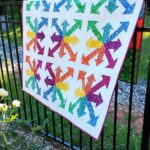Rainbow Arrows quilt pattern by Sylvia Schaefer/Flying Parrot Quilts | www.flyingparrotquilts.com
