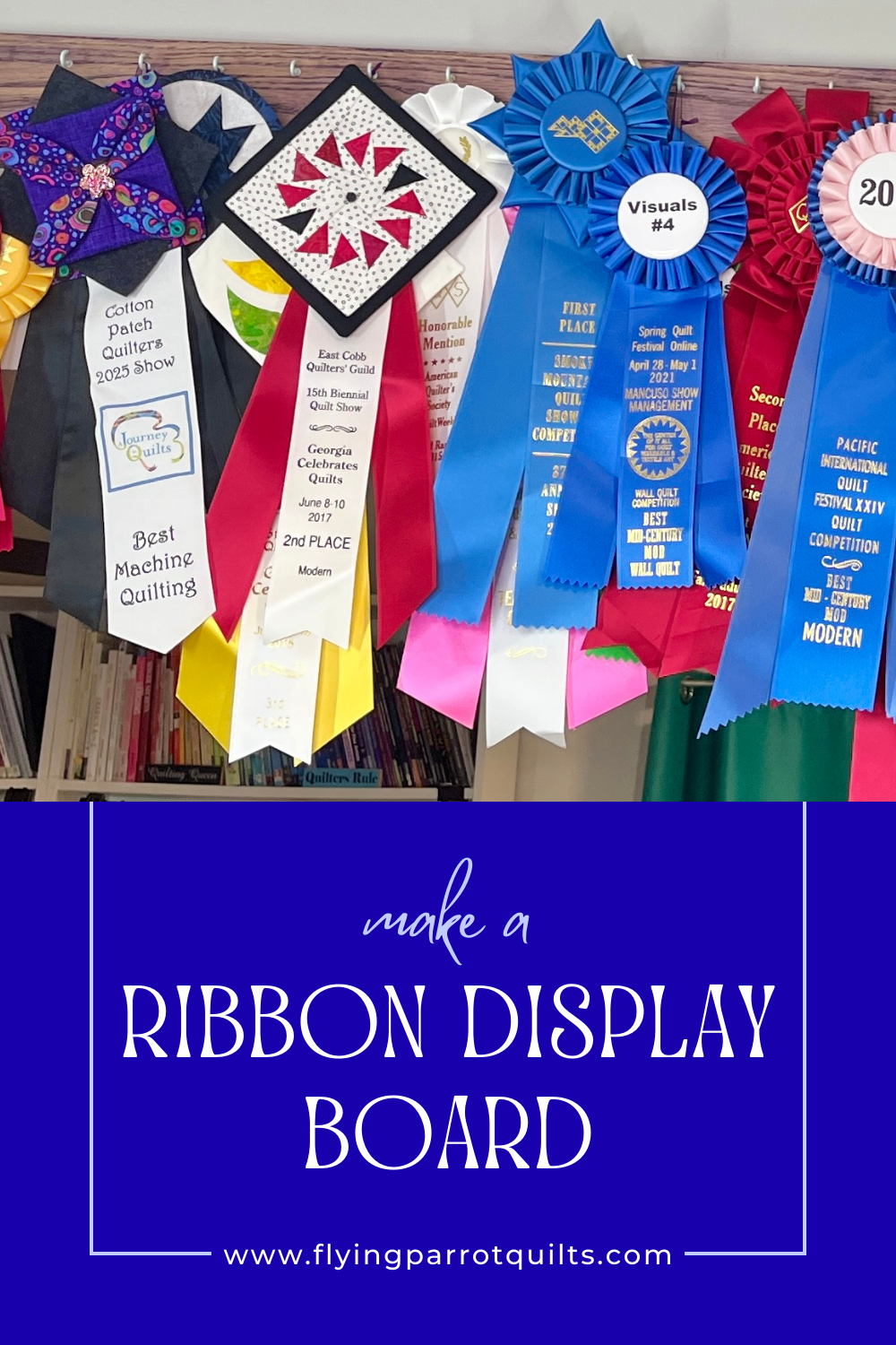 ribbon board pinterest pin